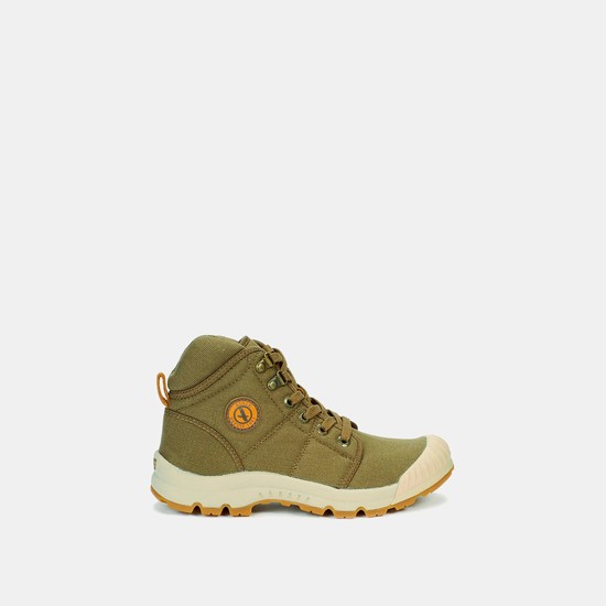 Aigle The Canvas Shoe For Adventurers Hiking Shoes Women Olive ZA-42315